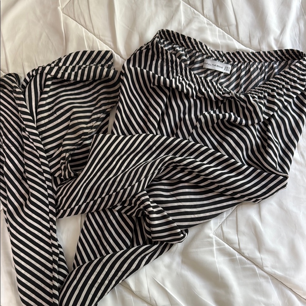 Faithful the Brand Black and White Women's Pants